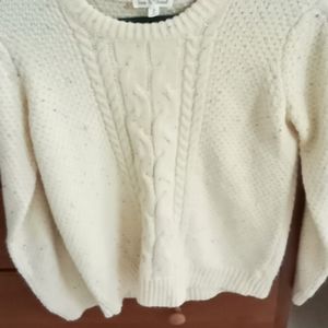 Hem & Thread cable knit sweater size S
